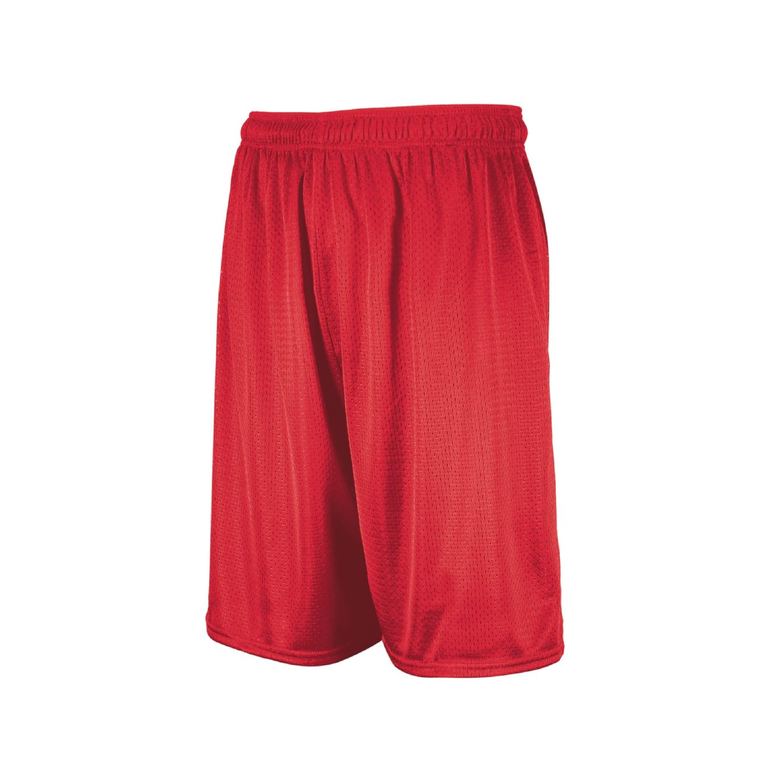 Russell Athletic Men's 9" Mesh Short, True Red, XX-Large