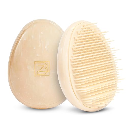 Miniatura 1 de Cepillo de viaje  Mini desenredante de pelo para mujeres, adolescentes y niños  masajeador sensorial del cuero cabelludo  Pequeño peine portátil