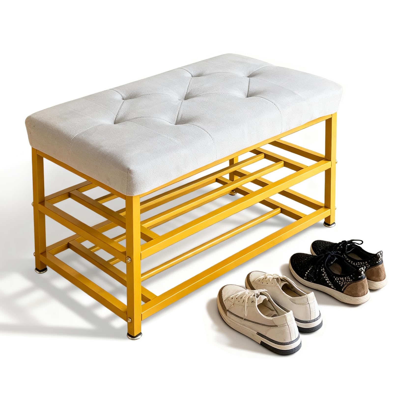 Meuble d'entrée pour ranger les chaussures dans un couloir moderne