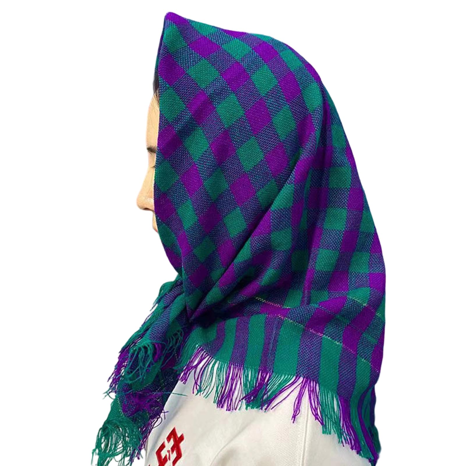 MICFENY Classical Bandana Scarf Wind Resistant Soft Fabric Hijab For Hiking Cycling Running Women Travel Accessories