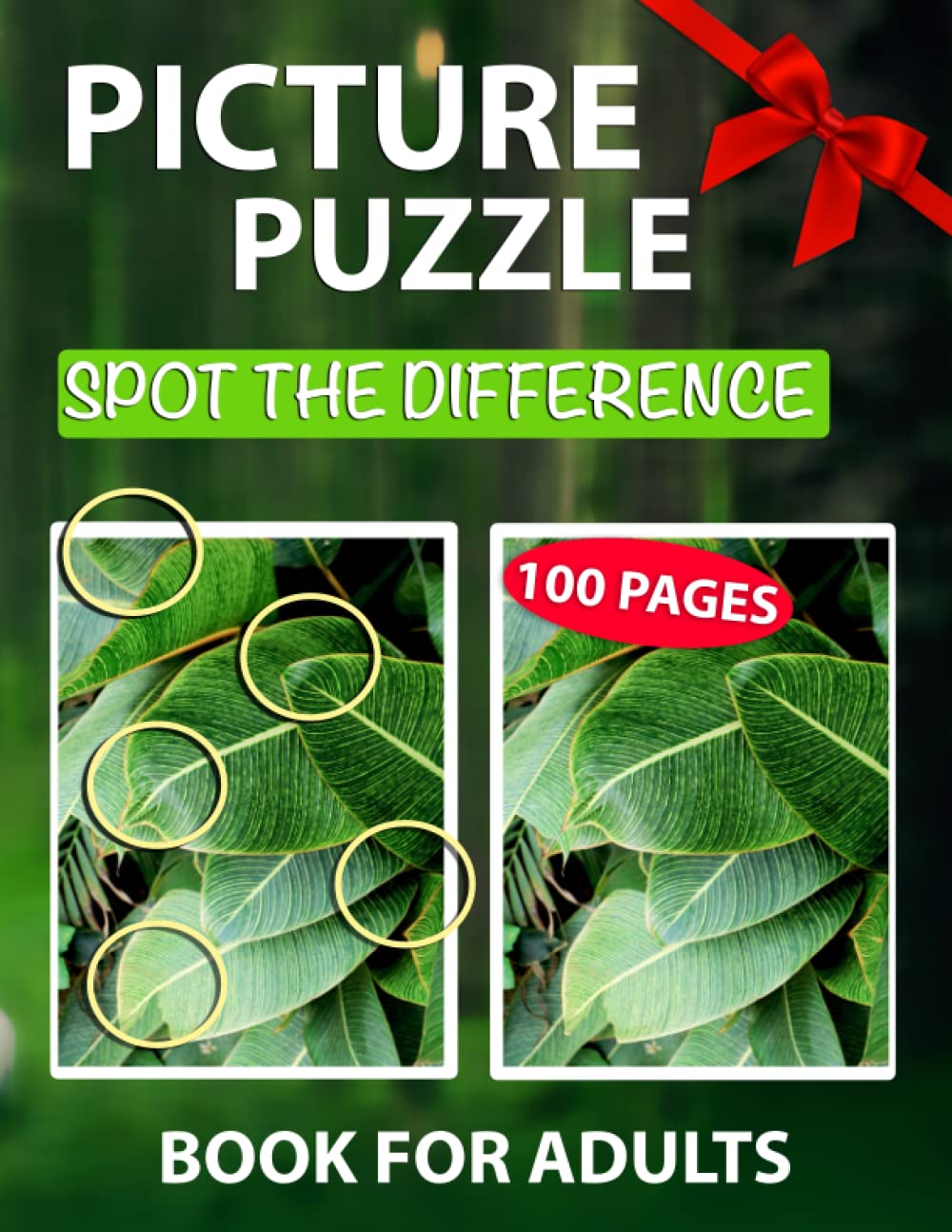 PICTURE PUZZLE SPOT THE DIFFERENCE BOOK FOR ADULTS 100 PAGES: Spot the Difference Book for Adults fantastic book for fun, Brain Games Picture , large ... LEVEL (THE DIFFERENCE PUZZLE BOOK FOR ADULTS)
