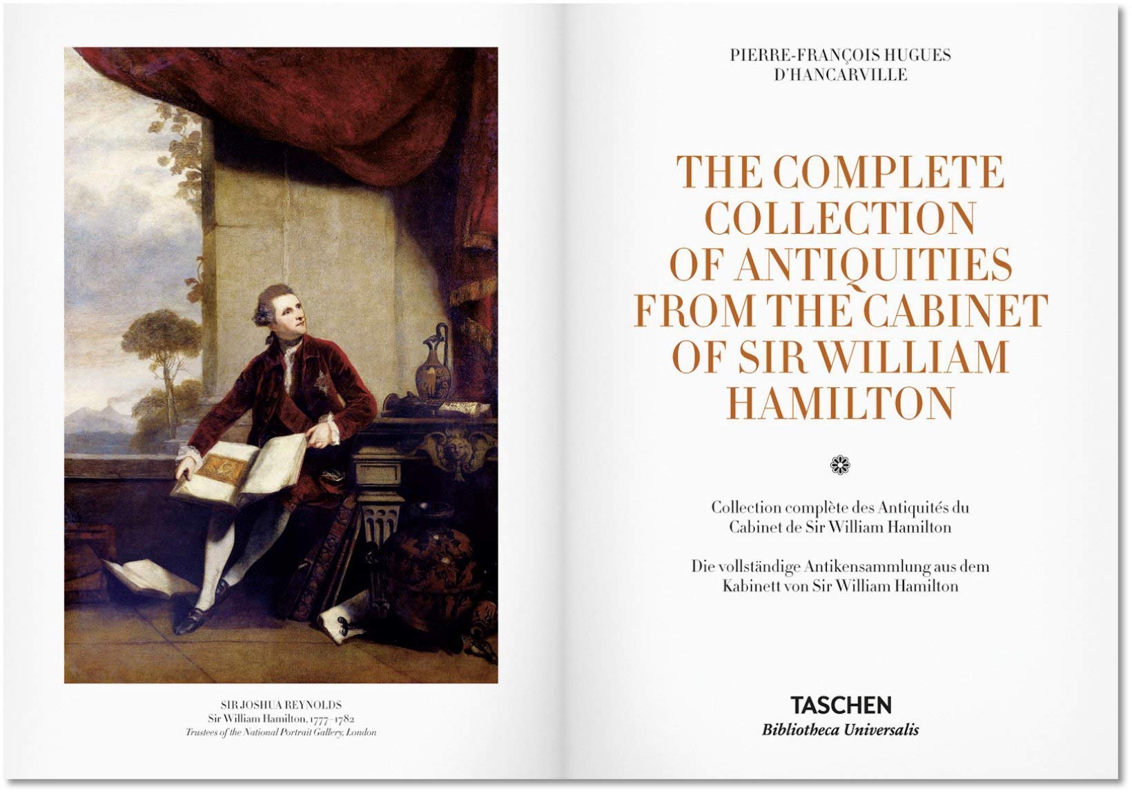 D'Hancarville. The Complete Collection of Antiquities: The Complete Collection of Antiquities from the Cabinet of Sir William Hamilton (Bibliotheca Universalis)