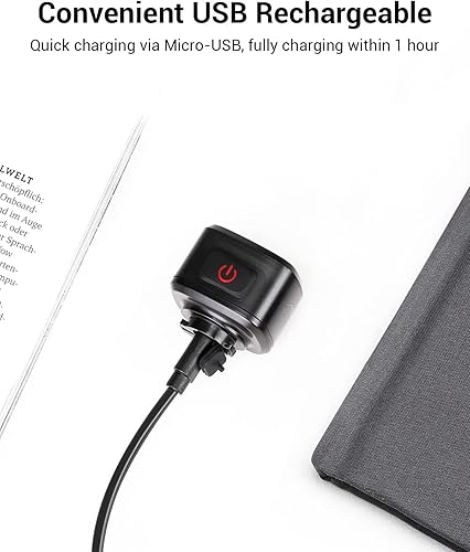 Miniatura 5 de Magicshine SEEMEE - 150 luces para bicicleta, 150 lúmenes, luz trasera con sensor de freno inteligente, rango visible de 4,921.3 ft, visibilidad de