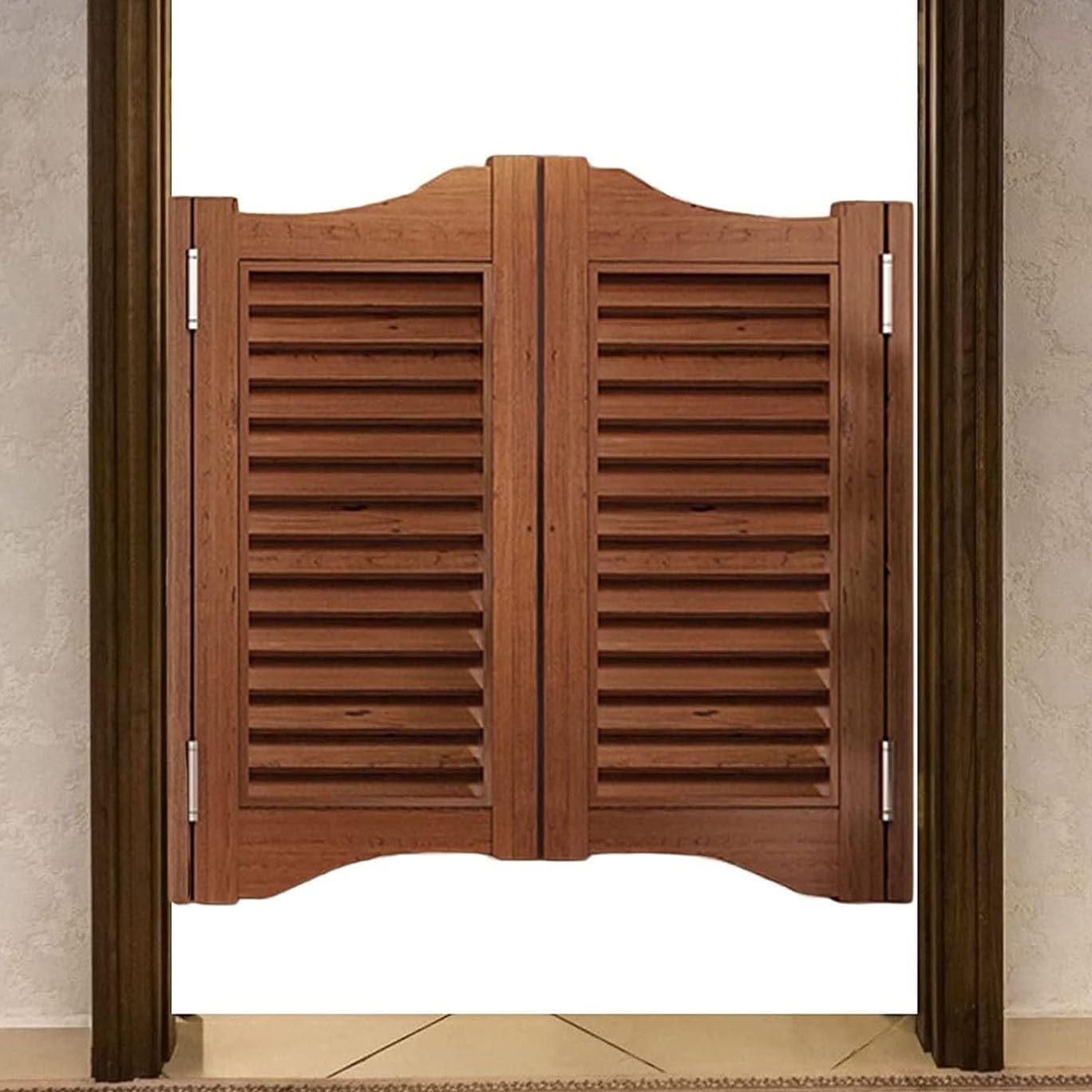 Portes battantes de café pour séparer la cuisine du salon avec style