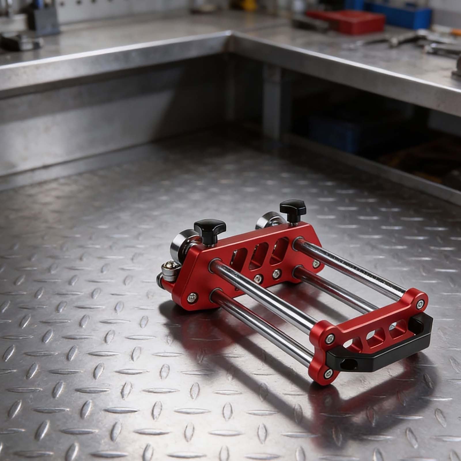 Rodillo de chapa de metal de 2 estaciones para curvas de 0 a 100 grados con medidor de profundidad ajustable y rodillos de acero inoxidable para uso profesional en tareas de modelado de materiales de
