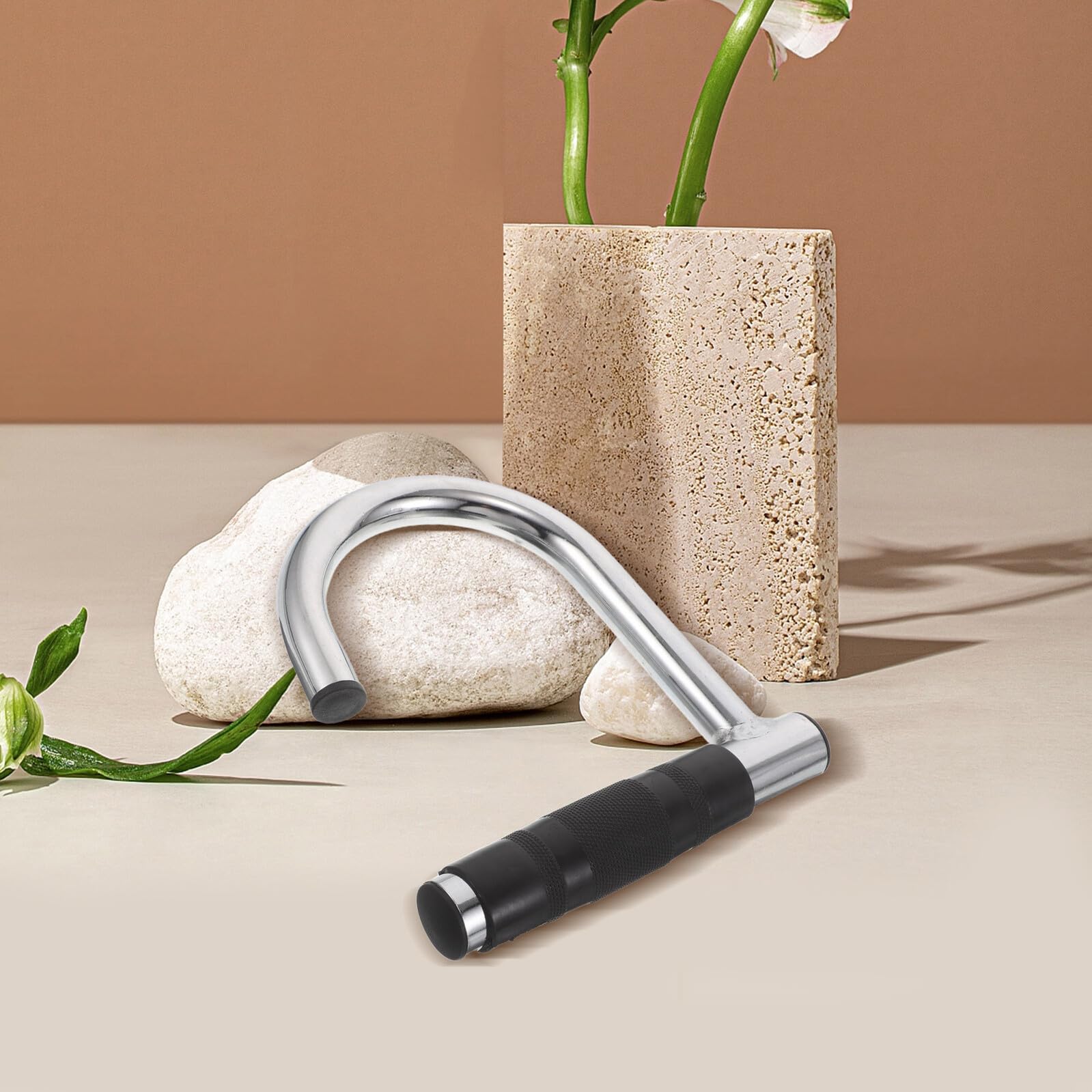 SUPVOX Impugnatura Fitness Antiscivolo con Rivestimento in Gomma Antishock Maniglia Resistente per Attrezzi Palestra e Cavi Accessorio Ergonomico per Allenamenti con Pulley e Trazioni