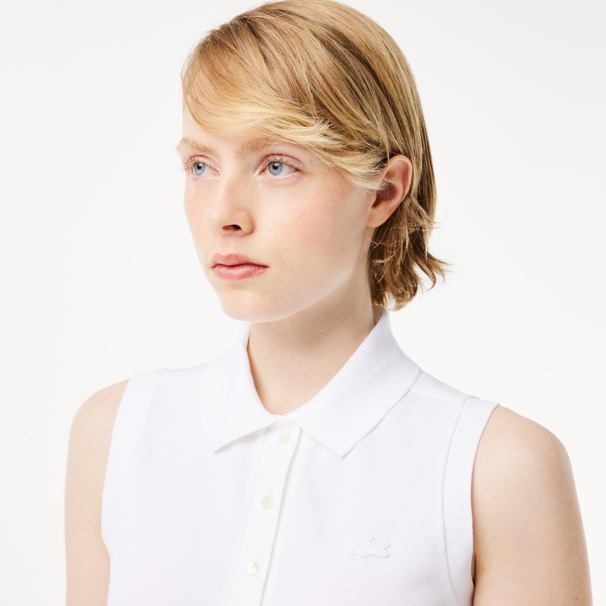 Lacoste Polo Sans Manches Slim Fit Femme