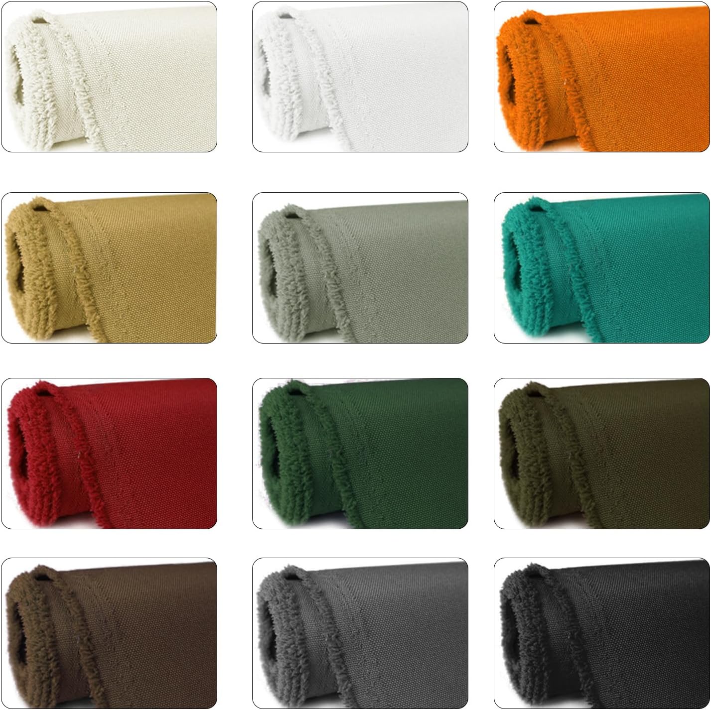 Canvas Fabric by The Yard, 58inch 600D Waterpoof Upholstery Material Polyester Fabric Outdoor Water Resistant Fabric for Sewing Chair Patio Cushion Purse Bag Interior, 3 Yard Olive Green