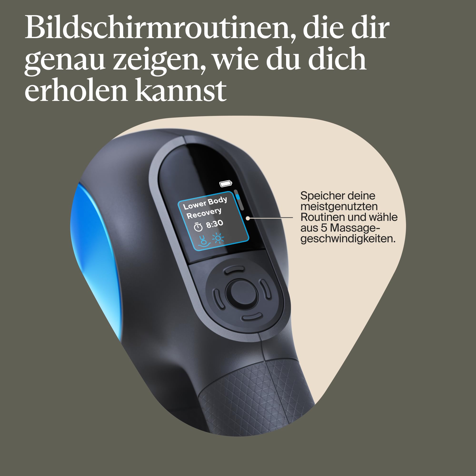 Theragun Pro Plus Handheld Massagepistole- Bluetooth ermöglichte die Percussion -Massagepistole zur Schmerzlinderung - Tiefgewebe -Muskelmassagebast (Schwarz - Pro Plus)
