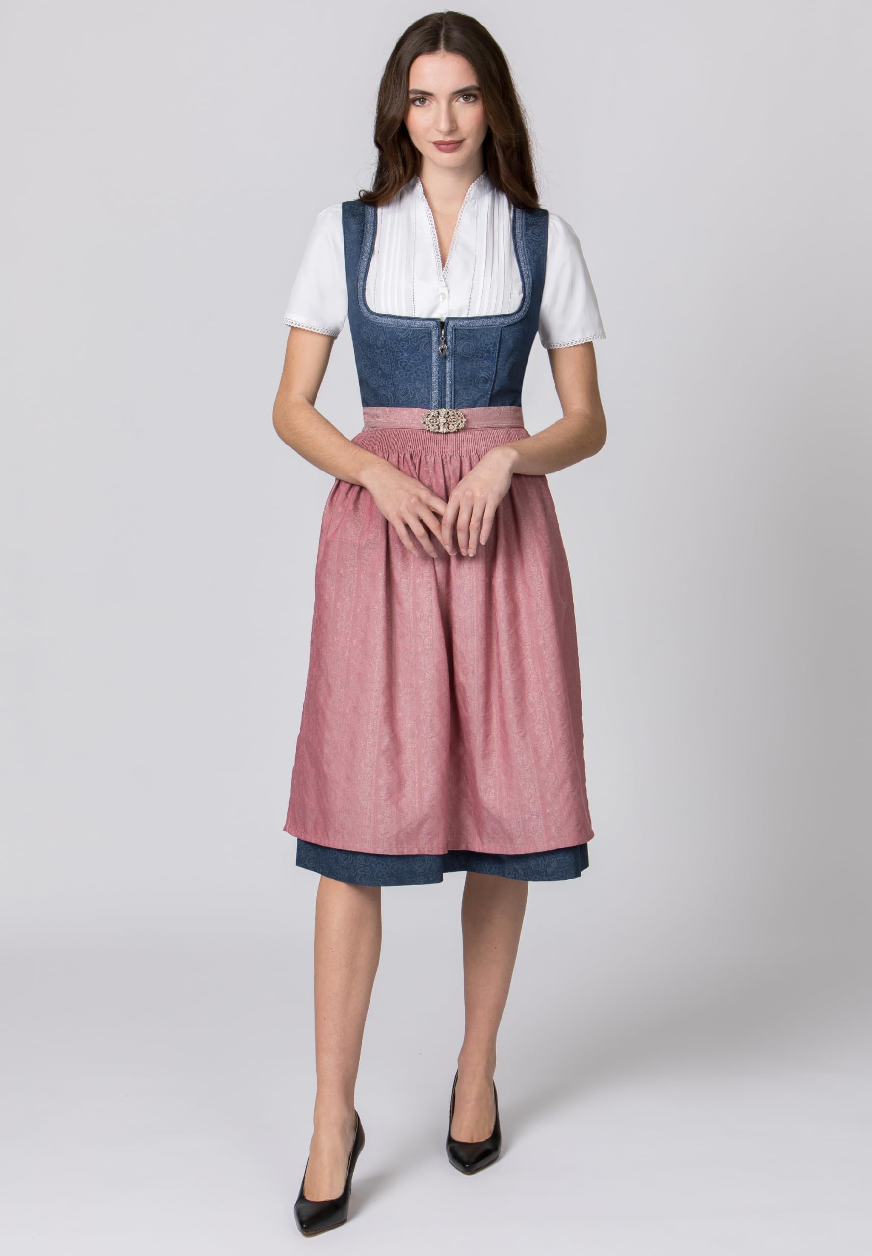 Stockerpoint Damen Roseline Midi Dirndl (1er Pack)