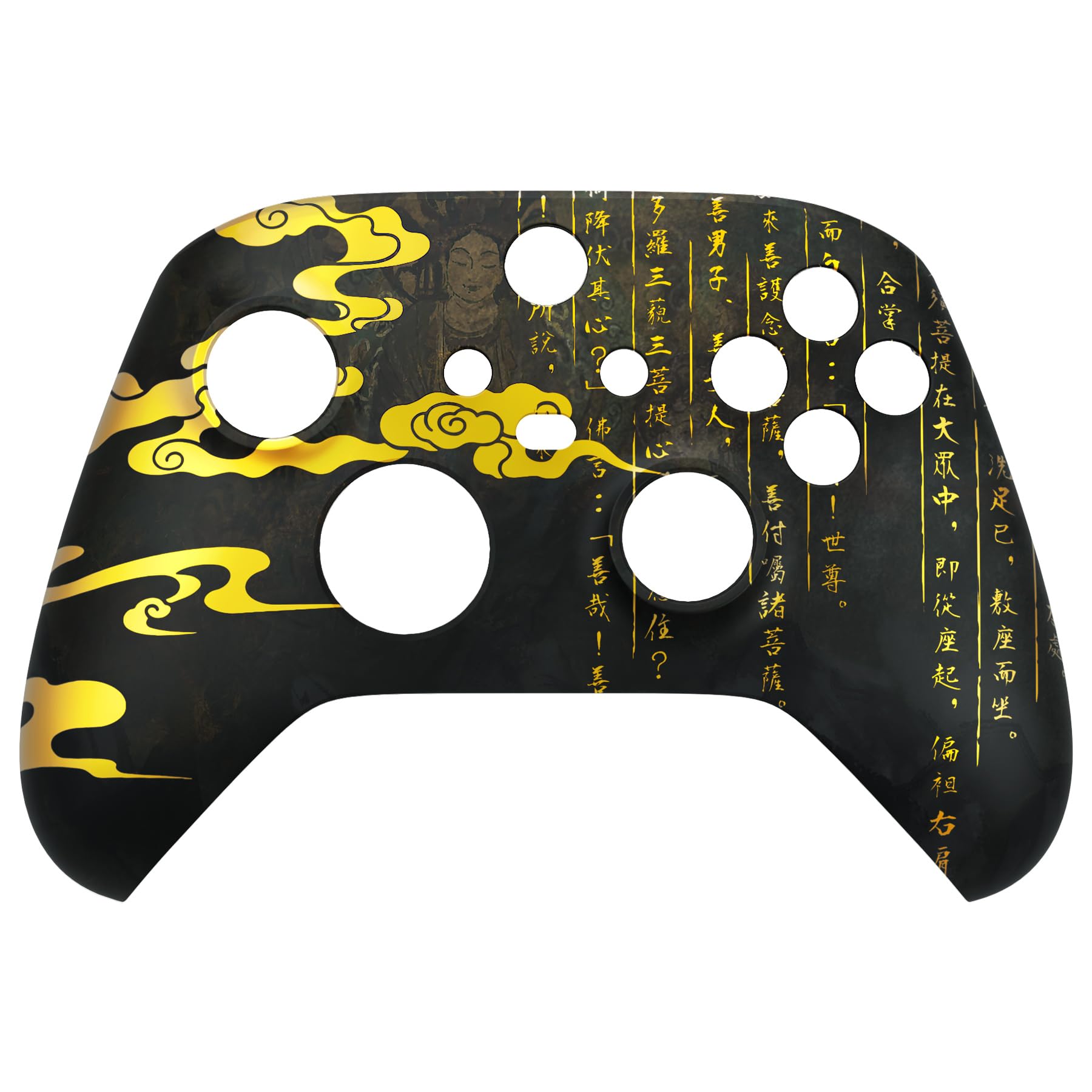 eXtremeRate Carcasa para Xbox Series S X Mando Protector Placa Frontal Funda Delantera Reemplazo Kit Cubierta Cover Shell para Xbox Series X S Control-No Incluye Mando(Mito Oriental) — view 9