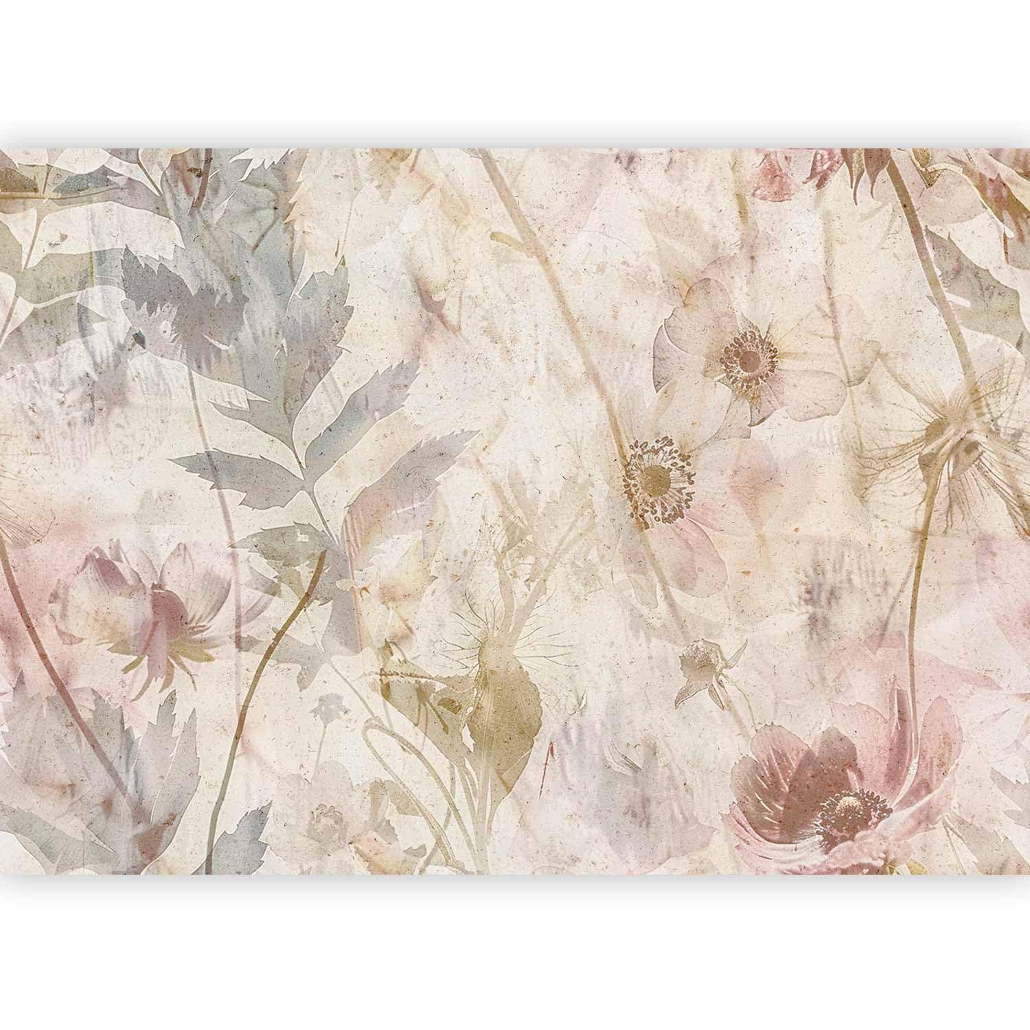 Papier peint panoramique 350x256 murando salon chambre tapisserie florale rose b-H-10125-a-a