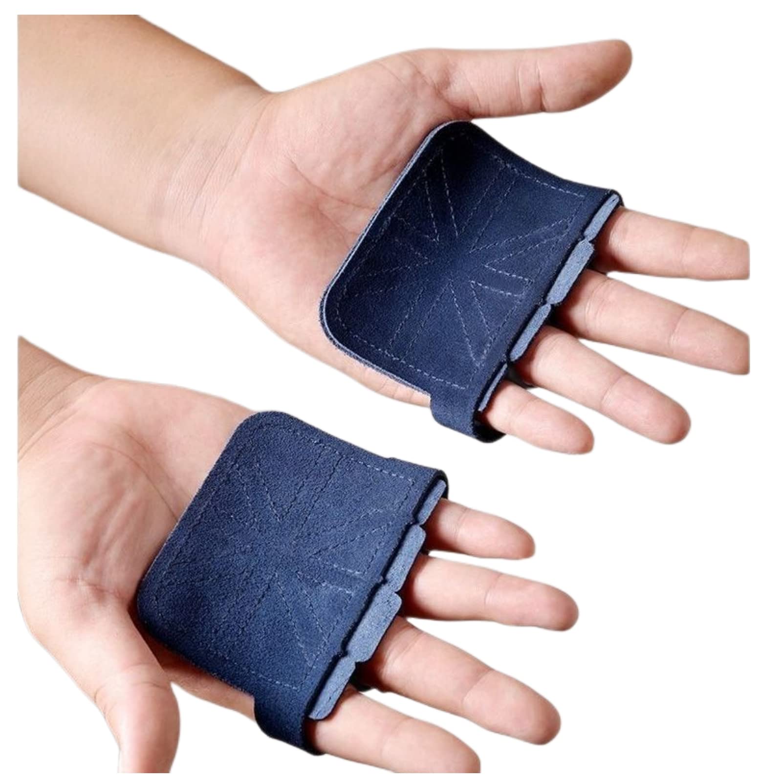 HONPOLOFitness Gloves Pull-Up Grip Belt Men 4 Finger Fitness Palm Support Horizontal Bar Auxiliary Gloves Women Training Equipment, Grip Enhancement Breathable Comfortable Fit Assorted