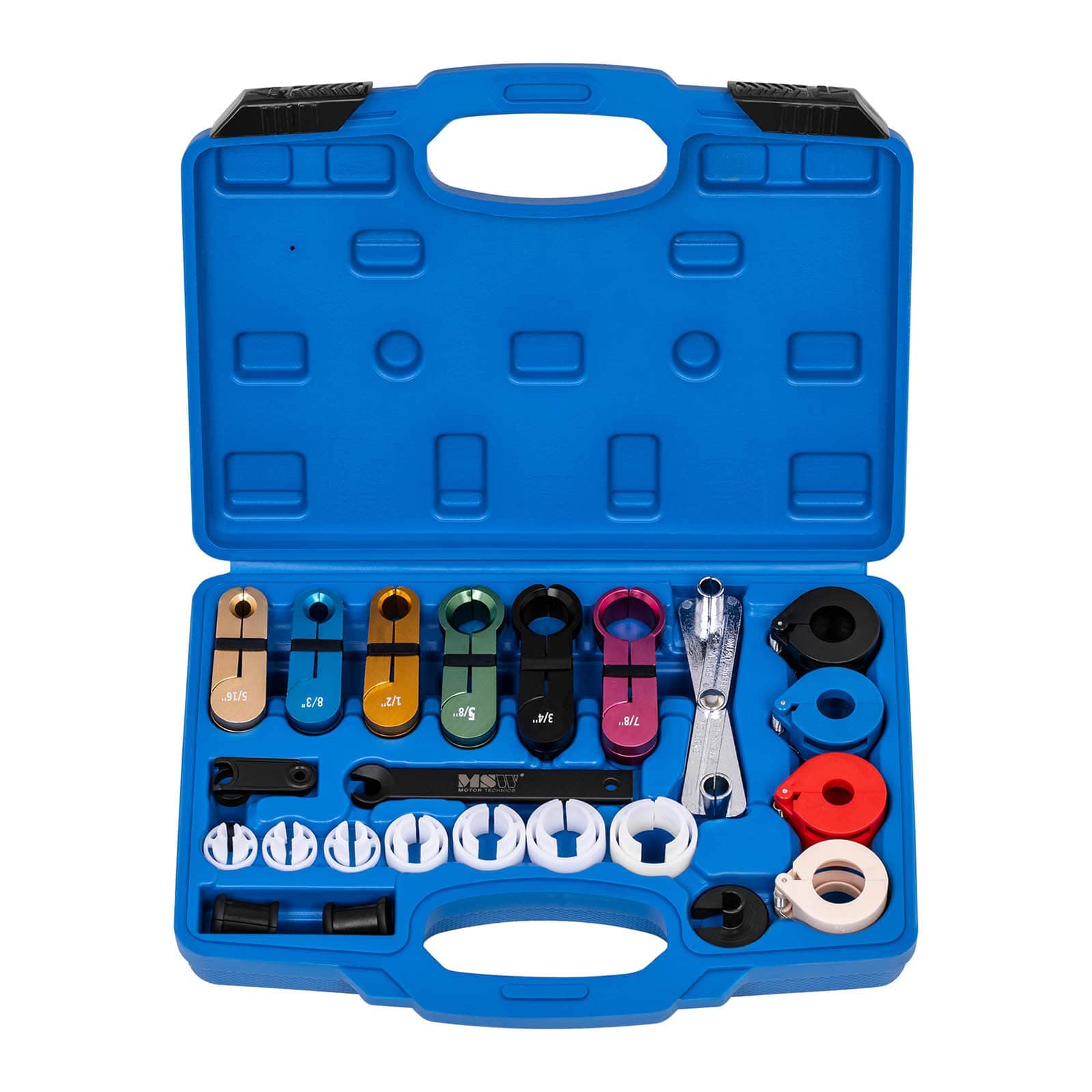 MSW Estrattore Tubi per Tubi di Condizionatore Carburante E Ventilazione MSW-ARC-11 (Set 23 Pezzi, Valigetta)
