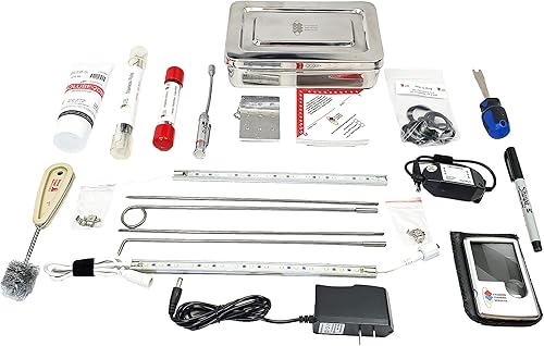 Vividia Kit de herramientas de inspección de lujo de cilindro de gas de alta presión CTS