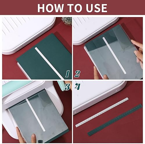 Miniatura 5 de GLOBLELAND Troqueles de corte de bordes cosidos, troqueles de corte de borde de encaje, marco rectángulos cosidos, troqueles de metal para tarjetas