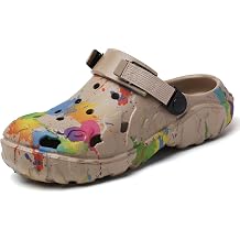 Graffiti Clogs for Men Women Athletic Slippers - Waterproof Beach Sandals - Fashions House Shoes with Non-Slip Rubber Sole