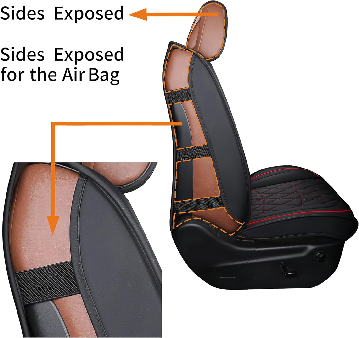 YIERTAI Seat Covers Full Set Compatible with Jeep Grand Cherokee 2011-2026 Pickup Truck Laredo Limited Classic SRT Airbag Compatiable Waterproof Faux Leather Car Cushion Protectors