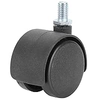 Vista 2 de Gabinete, 4 piezas de 1.5 pulgadas ruedas giratorias de 360 grados ruedas de repuesto, rueda de plástico universal para silla de gabinete