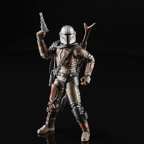 Miniatura 2 de Star Wars The Black Series Carbonized Collection The Mandalorian Toy Figura de acción a escala de 6 pulgadas, juguetes para niños a partir de 4 años