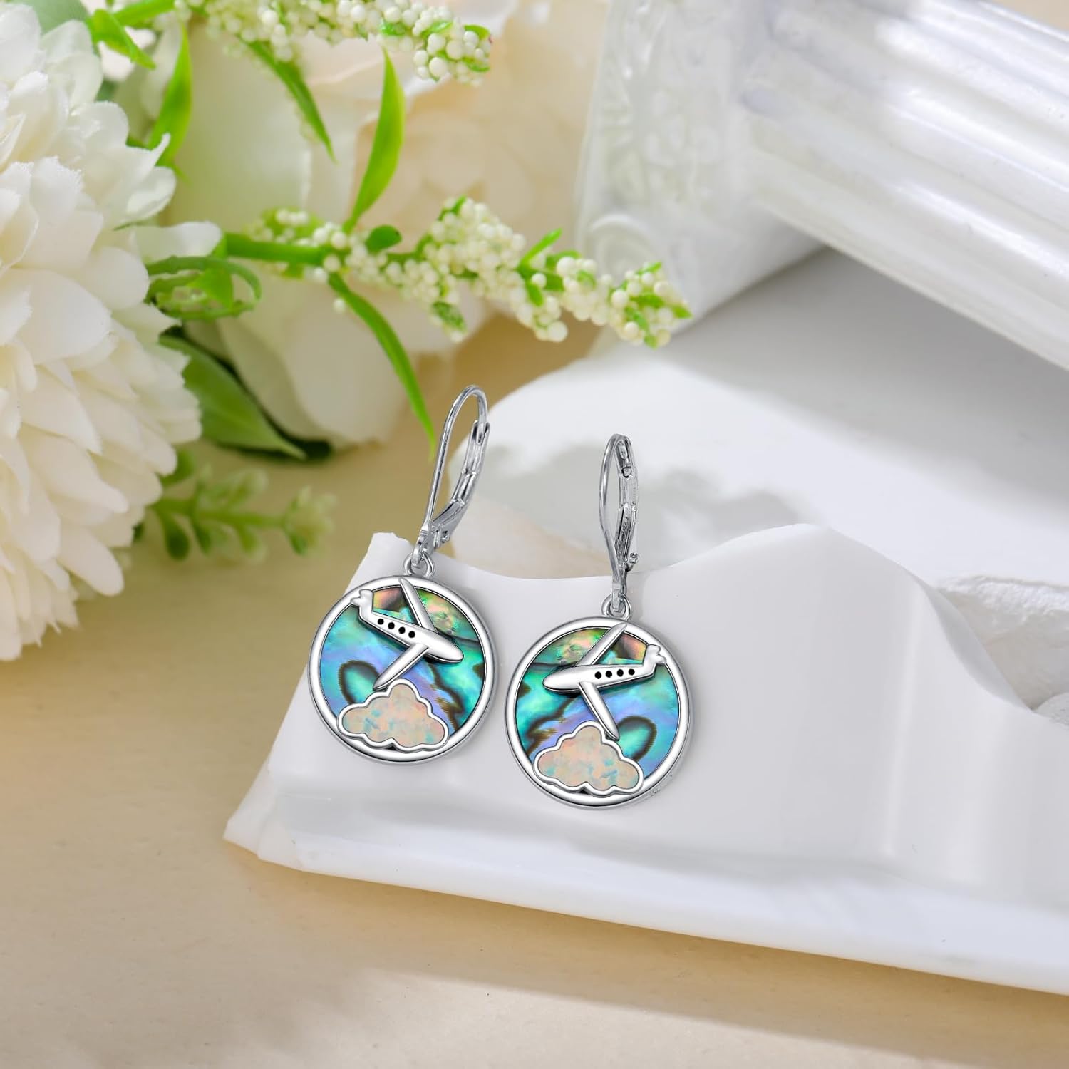 Mountain Dangle Earrings for Women 925 Sterling Silver Drop Earrings Jewelry Gifts - Image 3