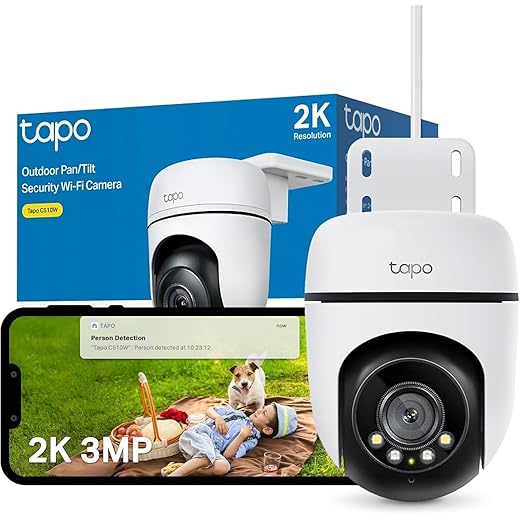 Caméra de Surveillance WiFi extérieur 360° Tapo C510W 2K