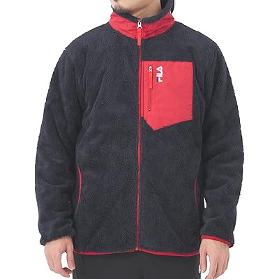 [フィラ] フリースジャケット 防風フリース スタンドジャケット フルジップ442344K メンズ Mサイズ