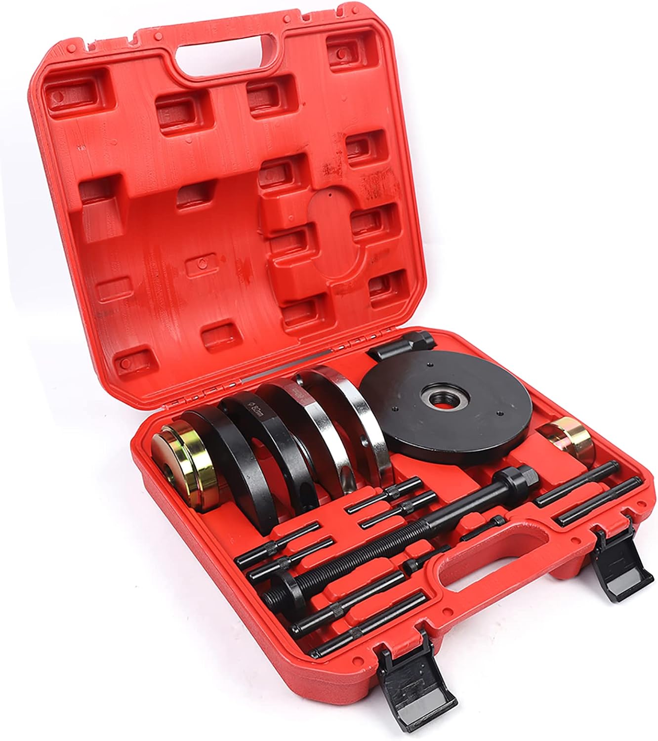 Front Wheel Drive Bearing Removal Tool 82mm Bearing Puller Press Kit Bearing Wheel Hub Assembly Tool Red