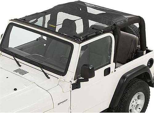 Miniatura 2 de Bestop 5240435 Top de bikini de sol de diamante negro para Wrangler 4DR 1997-2006 - Estilo Safari