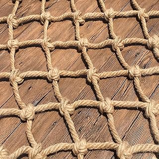 Outdoor Mesh Rope Climbing Netting Heavy Duty Wall Decoration, Stair Balcony Anti-Fall Parrot Hamster Training Ladder (1×3m, 6mm/8mm, 6cm/8cm/10cm/12cm/15cm) Safety Net for Kids