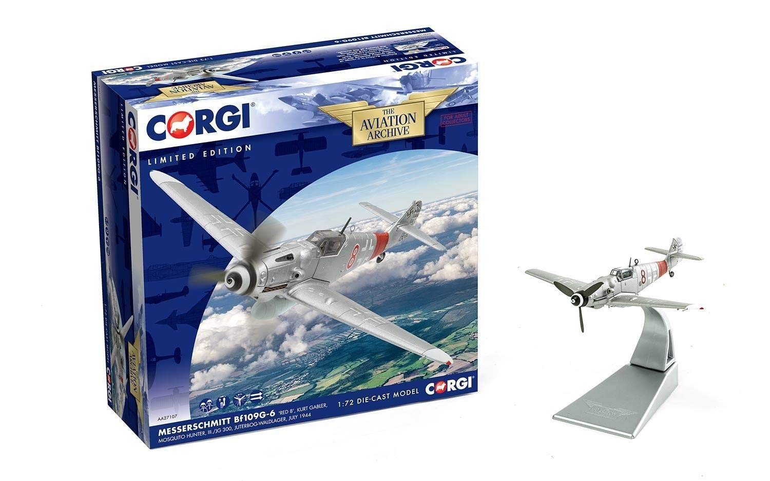 Corgi AA27109 Messerschmitt Bf109G-2 (Trop) GÇÿYellow