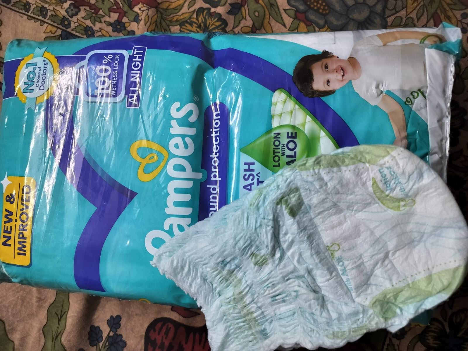 Buy Pampers Mosquito Guard Pants Large size baby diapers (L), 52