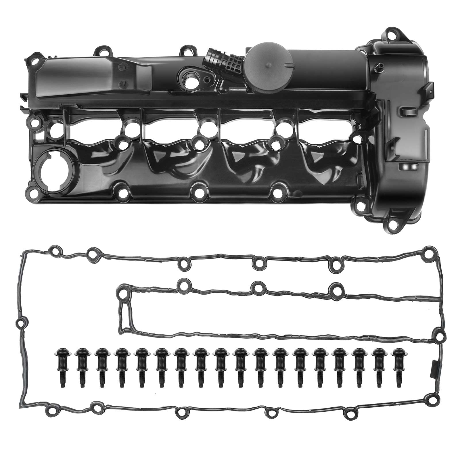 Frankberg Tapa de culata 6510109714 | Compatible con: Autobús Vito W639, Viano W639, Clase S V222 W222 X222, GLC X253, Sprinter 35-T Caja B906, Clase M W166