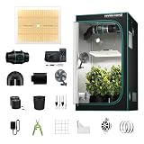 MARS HYDRO Smart Grow Tent Kit 4x4, TSW2000 WiFi Control Grow Kit System TSW-2000KIT Digital Control