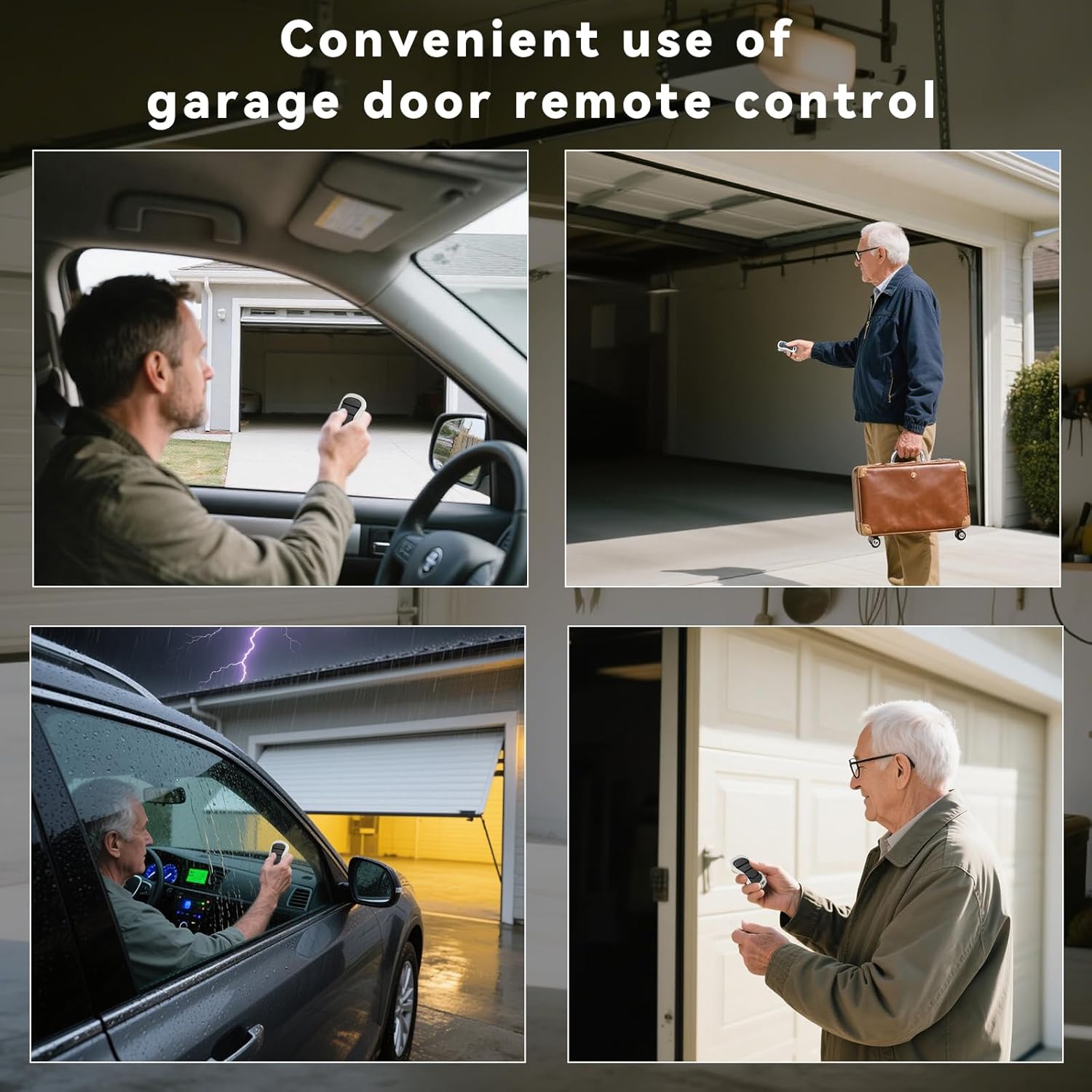 Replacement for Genie Garage Door Opener Remote and Universal Garage Door Opener Keypad