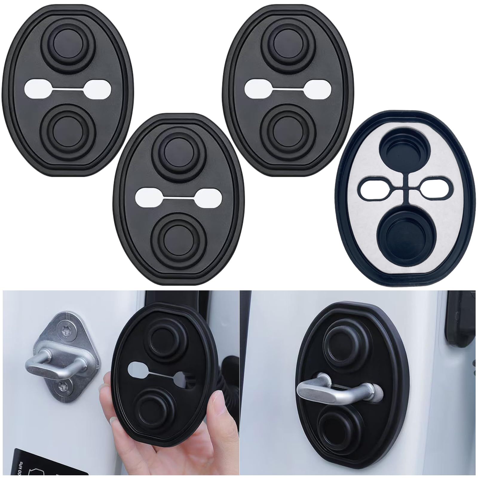 Amazon | ストライカーカバー 車用 ドアロック ドア遮音ショック