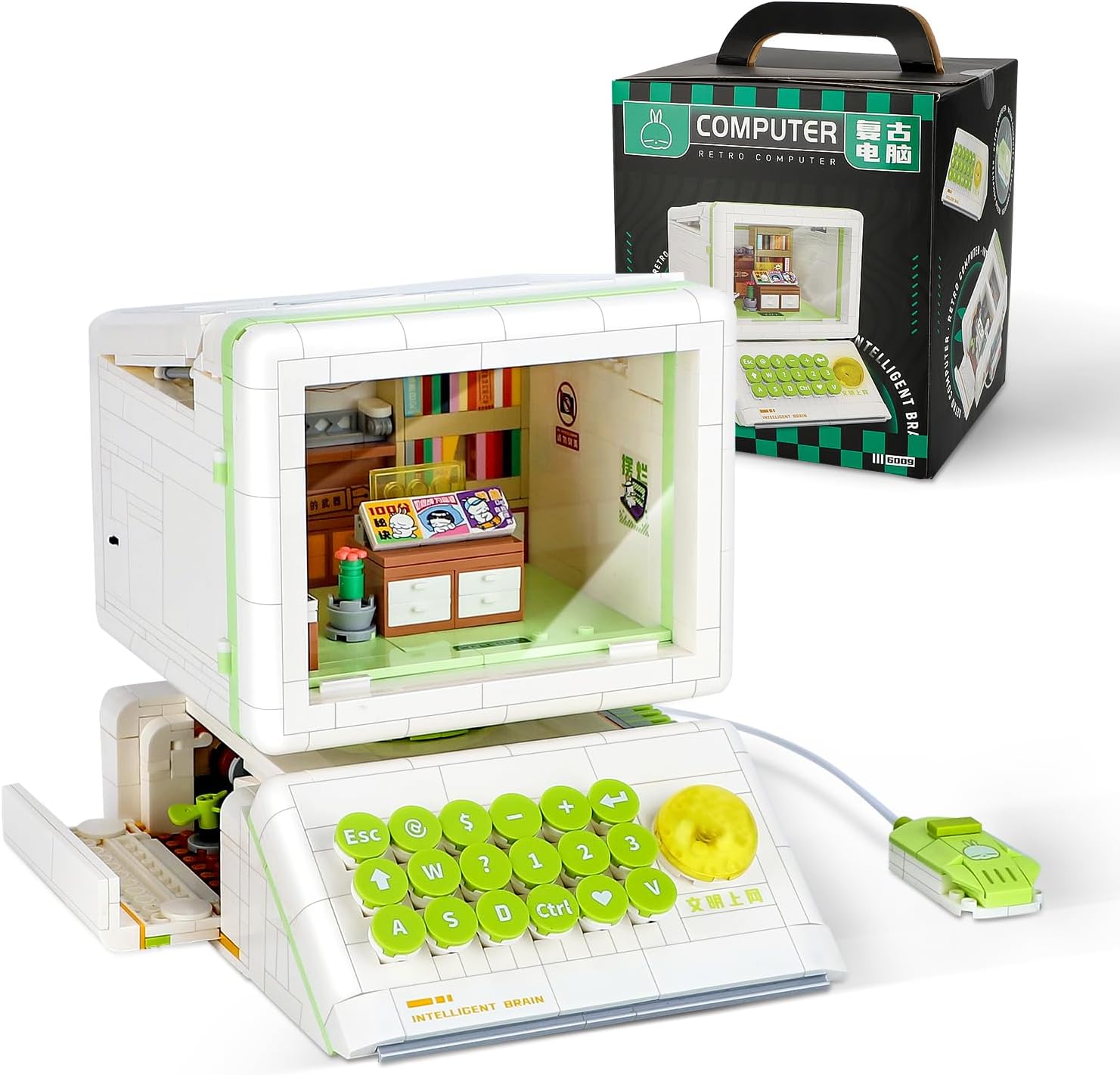 Amazon.com: Computer Building Set,Construction Computer Model Mini ...