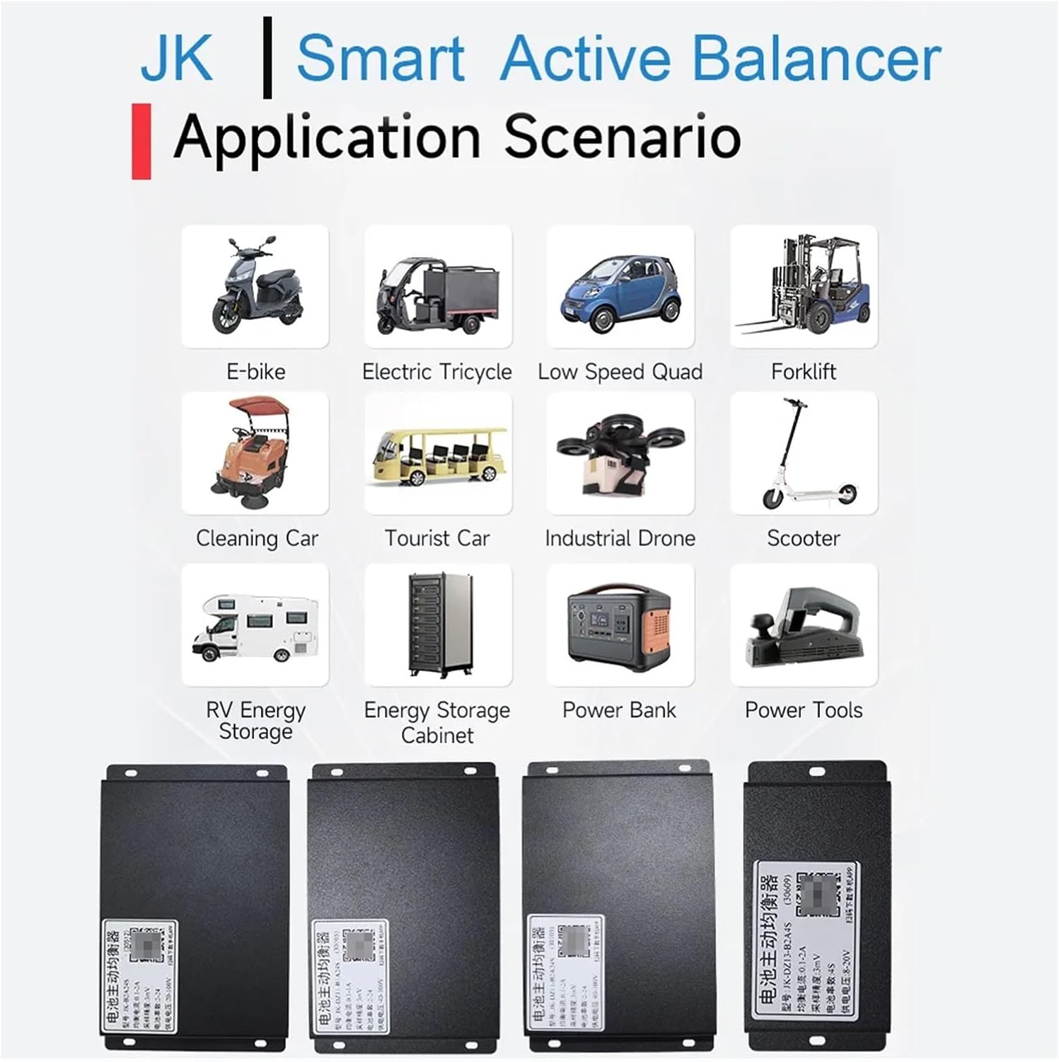 Application scenarios for the JK BMS Smart Active Balancer