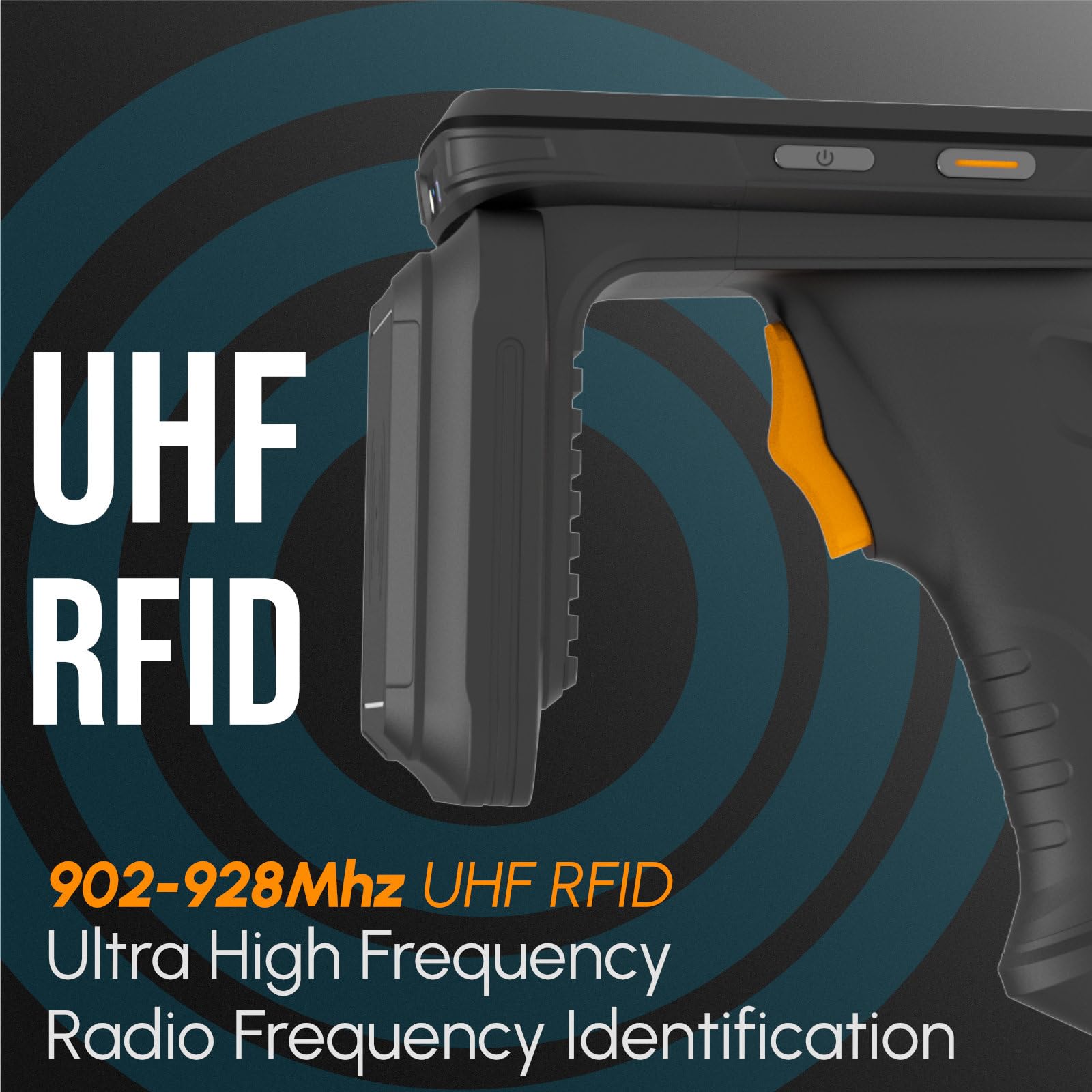 Rayoungtek Android Barcode Scanner UHF RFID Reader, Android 12 4+64GB, Built-in Zebra SE4710 Scanner Impinj E710 RFID Tag Reader, 4G Wireless Mobile Computer