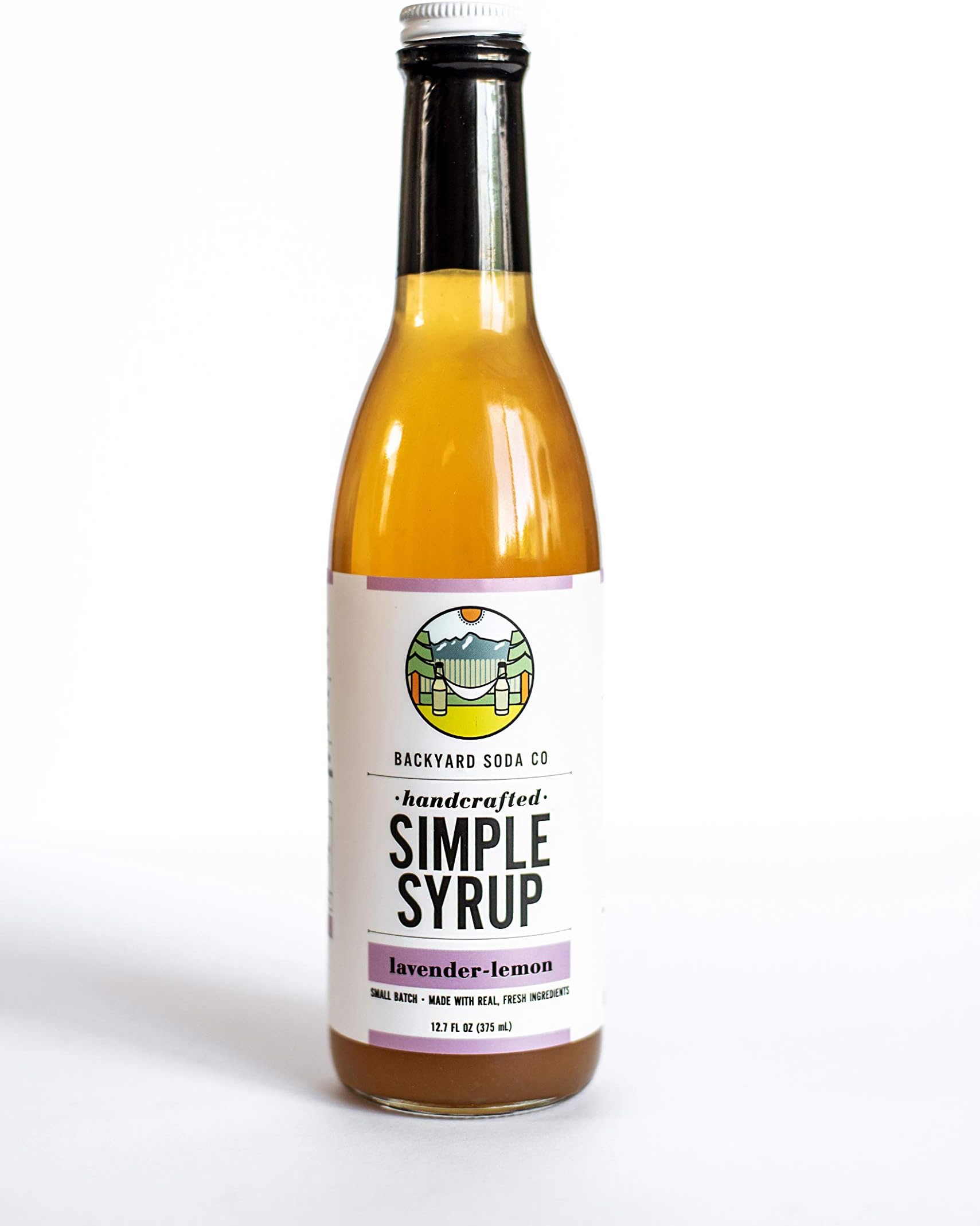 Backyard Soda Co Lavender Lemon Simple Syrup