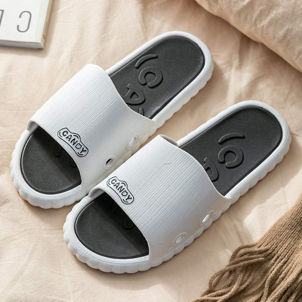 Amazon 滑り止めスパシャワーサンダル ホテルpvcスリッパ ユニセックスソフトボトムインドアフリップフロップ 滑り止めカップルホームサンダル プラスチック家庭用夏用バスルームスライドシューズ Black 38 39 バス スリッパ ホーム キッチン オンライン通販