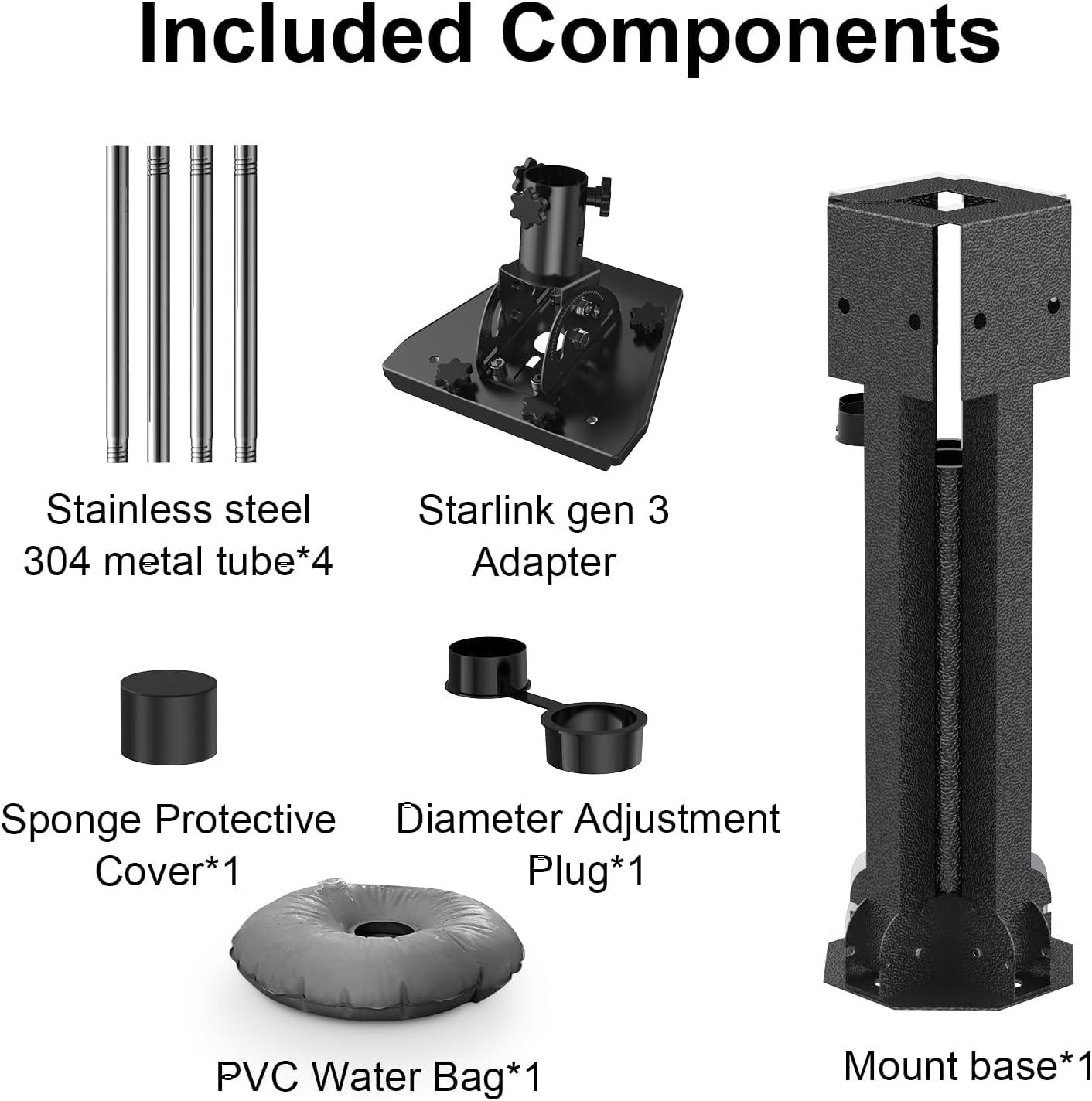 Support trépied Gen 3 avec hauteur réglable (jusqu'à 119,4 cm)