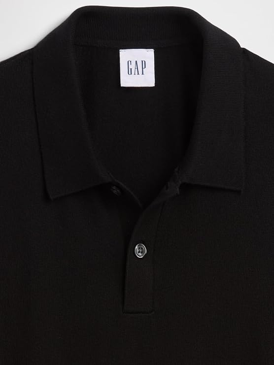 GAP Men's Short Sleeve Sweater Polo