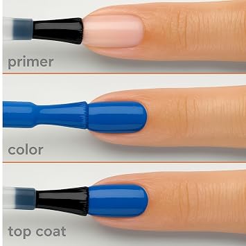 Sally Hansen Miracle Gel Salon Quality Nail Polish | Gel-Like Formula, Two-Step System, No UV Light Needed, Long Lasting | Opaque, Glossy | 619 Tidal Wave | Dark Blue Nail Polish