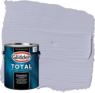 Glidden Total Interior Wall Paint & Primer All-in-One, Cosmic/Purple, Eg...