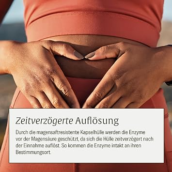 NATURTREU Enzyme Complex with 801 mg Bromelain (5000 F.I.P) Papain Rutin and Selenium - Pineapple & Papaya Enzyme Vegan - Immune System* Support - Gastric Juice-Resistant Capsules