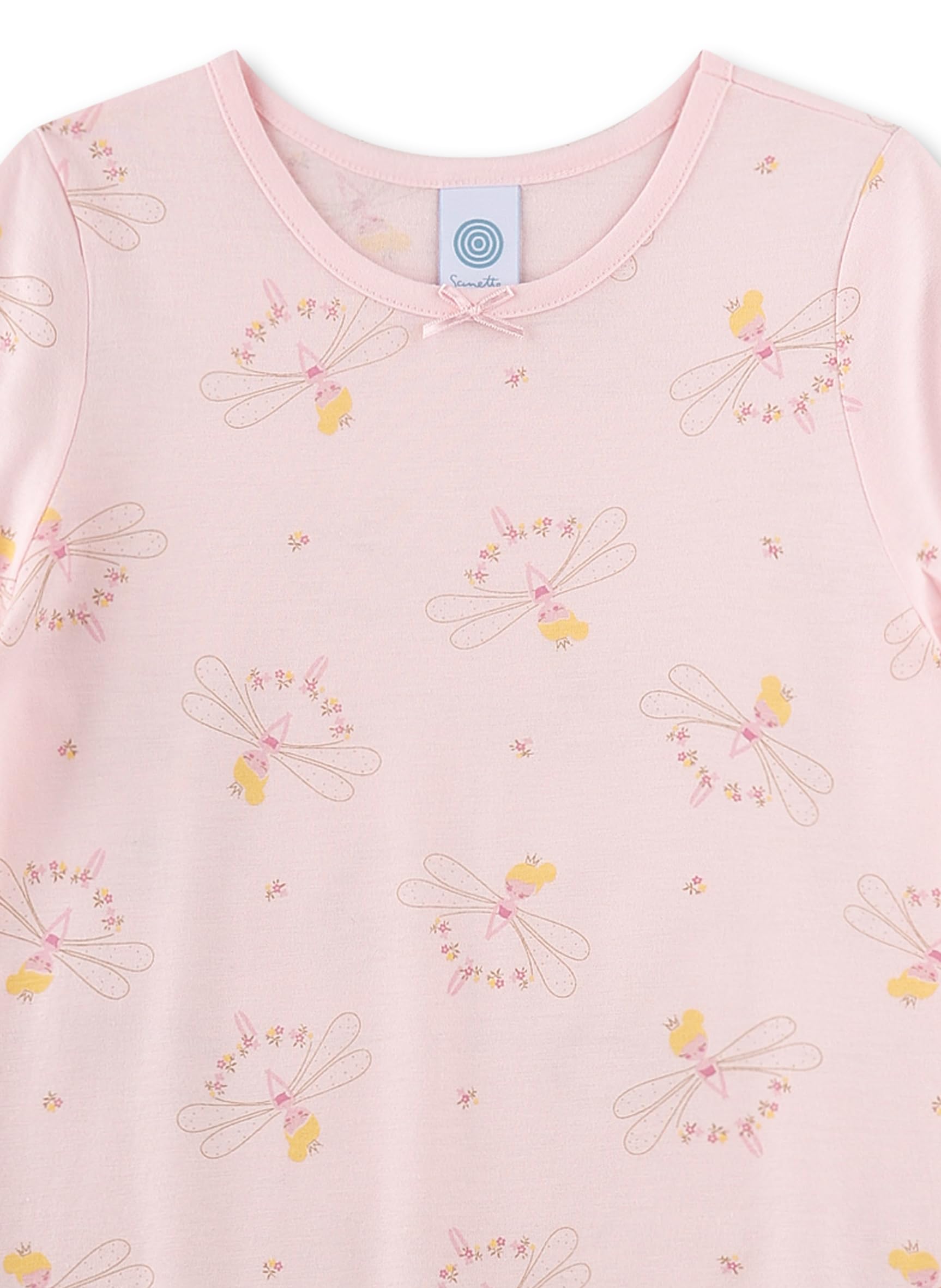 Sanetta 233752 Camisa de Noche, Color: Rosa, 104 cm para Niñas