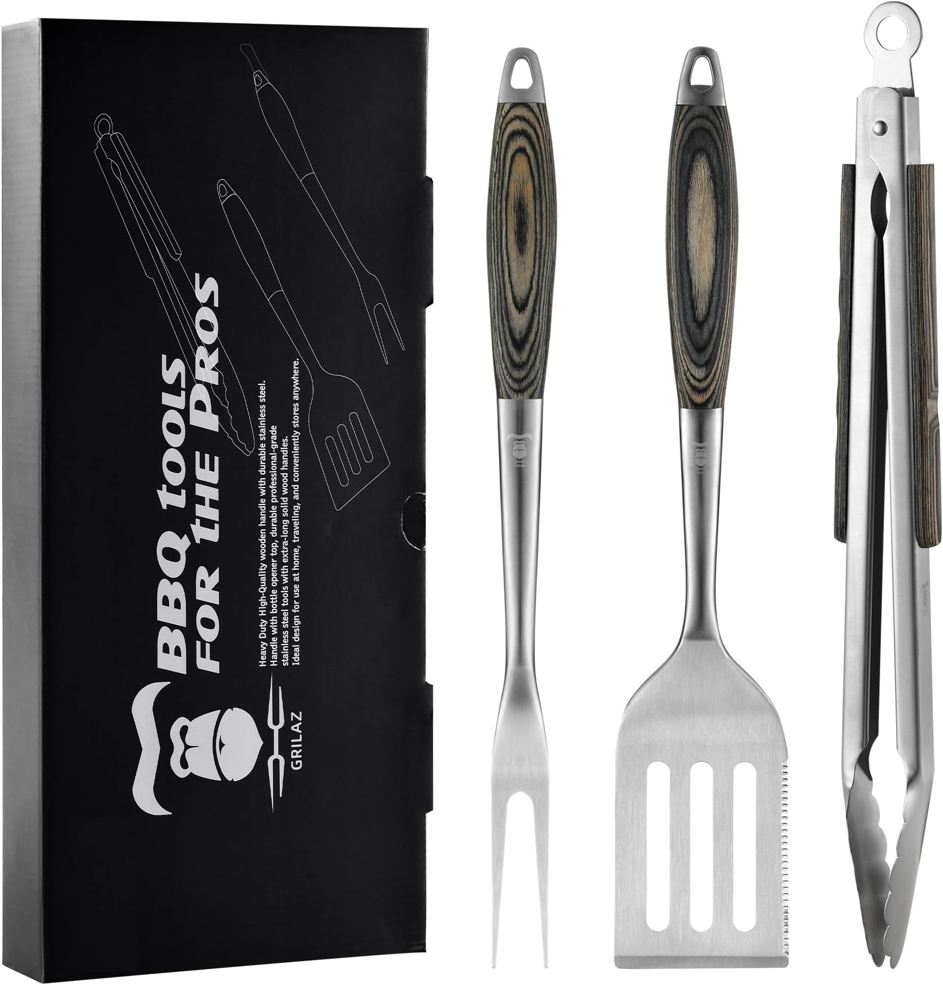 Fieldmann - Utensili Per Grigliare Con Valigetta 3 Pezzi In Acciaio Inox Img Ft0336 Fd 3