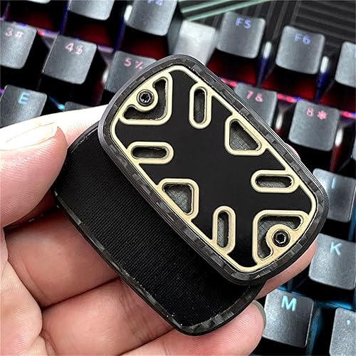 Miniatura 5 de Bloque rectangular de fibra de carbono Push Haptic Slider Adult Fidget Toys EDC ADHD Tool Anti-Ansiedad Fidget Slider Juguetes para aliviar el