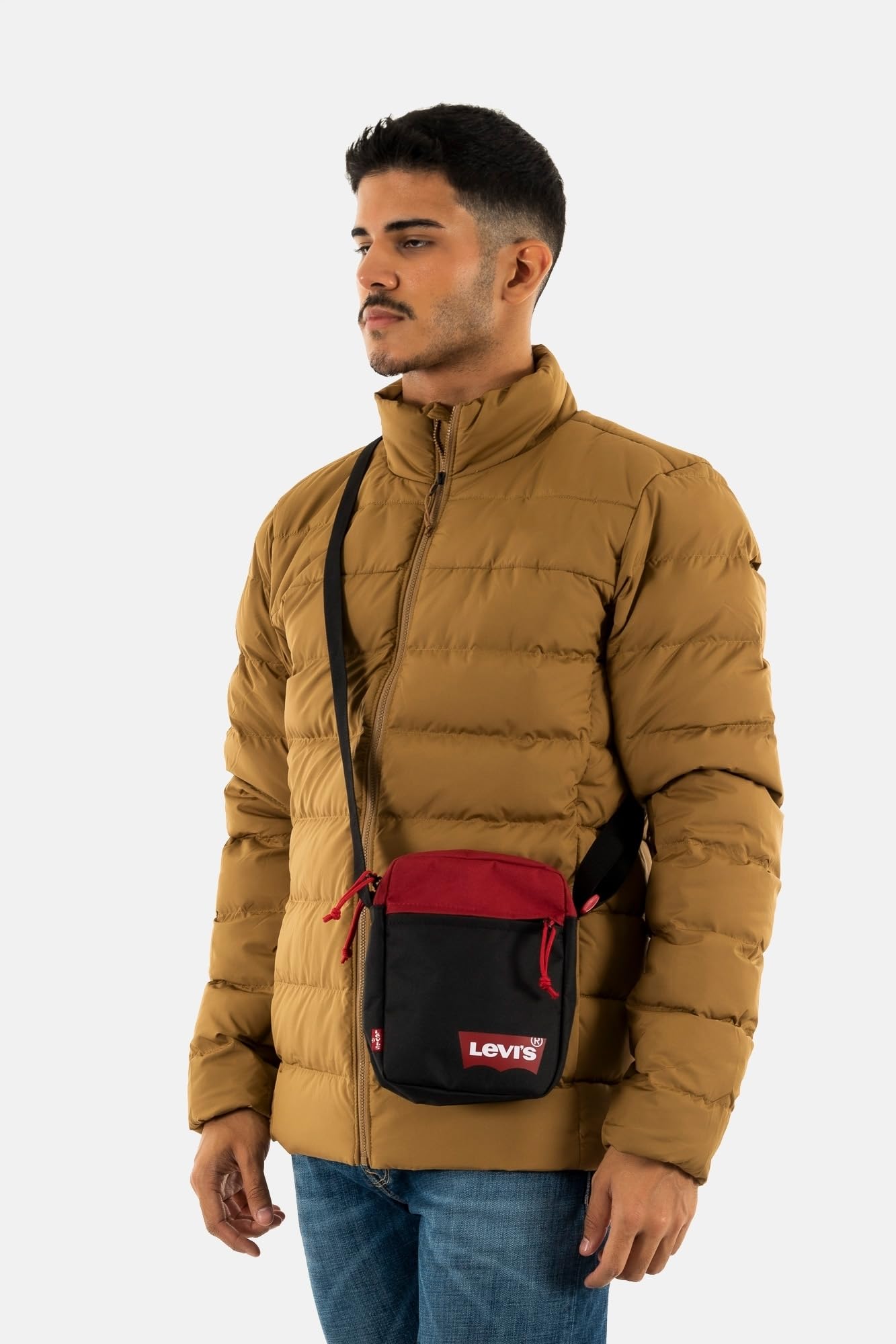 Levi's Mini Crossbody Solid (Red Batwing), dla mężczyzn, jeden rozmiar, Regularny czerwony, Taille unique